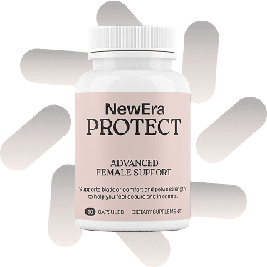 NewEra Protect Advanced Female Support dietary supplement bottle with 60 capsules